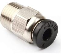 BondTech Metal Threaded Push-fit Connector - 4 mm