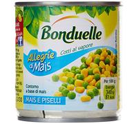 Bonduelle Mais e Piselli Cotti al Vapore, 3 x 170g