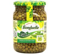 Bonduelle - Piselli, Cuore di Raccolto, Extra fini - 3 vasetti da 530 g (375 g quantità sgocciolata) [1590 g (1125 g quantità sgocciolata]