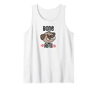 Bone AMI Bon Good Friend - Divertente Meme sul Proprietario di Un Cane Francese Canotta