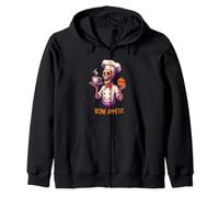 Bone Appétit Funny Halloween Skeleton Chef Cooking Cook Felpa con Cappuccio