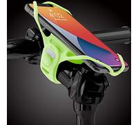 Bone Bike Tie Pro 4 - Supporto per telefono da bicicletta per montaggio su | Cinturino in silicone antigraffio e ammortizzante, antiscivolo e senza attrezzi, supporto per telefono da bicicletta per