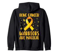 Bone Cancer Warriors are magic Design Felpa con Cappuccio