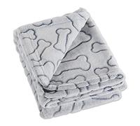Bone Dry Coperta per Animali Domestici con Stampa ossea Goffrata, 36 x 48,