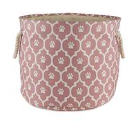 Bone Dry Stampa a reticolo, cotone, rosa, S rotonda