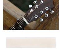 Bone Guitar Nut Replacement for Electric and Bass - 52x6x10mm Lightweight & White Compatible with, Most Standard Guitars