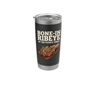 Bone In Ribeye Le mie due cose preferite Bicchiere termico in acciaio inox doppia parete