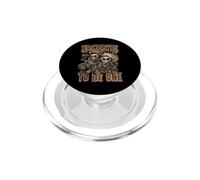 Bone To Be 1 Scheletro Biker Coppia Divertente Riders Love PopSockets PopGrip per MagSafe