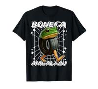 Boneca-Ambalabu Italiano-Brainrot Rana Pneumatico Piedi Umani Gen Z Maglietta