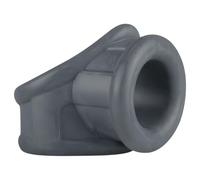 Boners - anello fallico e anello per testicoli 2in1 - silicone grigio