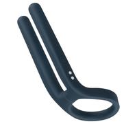 Boners - anello fallico vibrante ricaricabile e stimolatore testicoli - blu