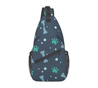 Bones and Dog Claws Hd Borsa a tracolla per pesce carpa rossa giapponese, zaino a tracolla causale zaino a tracolla per donna uomo escursionismo viaggio