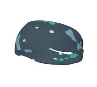 Bones And Dog Claws Print Leggero Sportivo Sweatband Per Uomini Donne Elasticizzato Per Palestra Basket Yoga