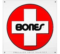 Bones Cuscinetti Swiss Vinyl Banner 30" x 30"
