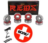 Bones Reds Cuscinetti Skateboard a Sfera 608rs (8 Pezzo Pro Confezione)