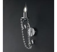 Bonetti Illumina Applique da parete classica ed elegante in metallo con strass i