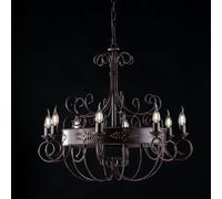 Bonetti Illumina Lampadario classico in metallo 8 luci con fregi e particolari l [EEK: A++]