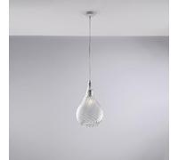 Sospensione in ferro con vetro trasparente pyrex 1 luce Pluvia