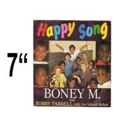 Boney M. - Happy song (1984, feat. Bobby Farrell) / Vinyl single [Vinyl-Single 7'']