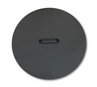 BonFeu BonBiza coperchio Ø80 - braciere da giardino - copertura - braciere - acciaio nero - per caminetti Ø80 cm - 80x80x9 cm