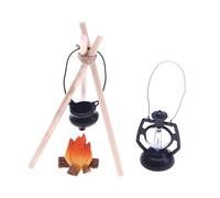 Bonfire Prop - Bambola CAMPO CAMPIO, ORNAZIONE FINOCO FUOCO | Innovativa Decorazione Per Falò Per Il Falò Di Falò In Miniatura Per La Scenica Per La Casa Dei Giocattoli Oggetti Di Scena Di Foto Con