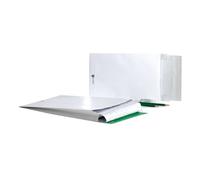 Bong Packaging - 14221 - Buste a sacco Securitex - con soffietti - B5 - 17,6 x 25 x 3,8 cm - 130 gr - bianco - Bong Packaging - conf. 100 pezzi - 97499 - Conf. da 1 Pz. - 14221