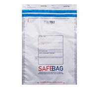 Bong Packaging - 68281 - Sacchetti di sicurezza Safe Bag - per corrieri - K70 - 14,4 x 24 + 4 cm - PE - bianco - Bong Packaging - conf. 100 pezzi - 97503 - Conf. da 1 Pz. - 68281