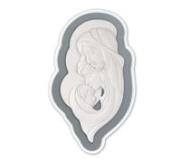 Bongelli Preziosi Capezzale con Sacra Famiglia moderno 50x35 Marmorino Grigio