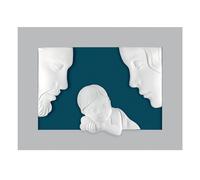 Bongelli Preziosi Capezzale moderno figura della sacra famiglia in marmorino e c