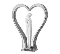 BONGELLI PREZIOSI Figura Coppia Cuore Alta 18cm Argento
