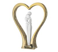 BONGELLI PREZIOSI Figura Coppia Cuore Alta 18cm Oro