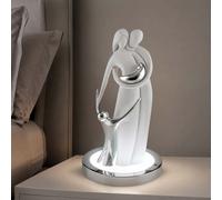 Bongelli Preziosi Lampada da comodino LED con scultura di famiglia a tre persone