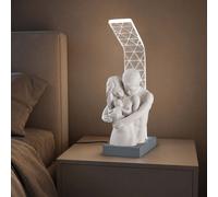 Bongelli Preziosi Lampada da comodino LED moderna con scultura maternità Carta