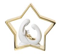 BONGELLI PREZIOSI Nativita' Presepe Stella Natale 28cm Oro Marmorino