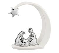 BONGELLI PREZIOSI - Presepe Natività Cometa Bianco Argento 13 cm Marmorino NT75/1B