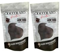 BONGIOVANNI FARINE E BONTA' NATURALI Biscotti Artigianali Low Carb al Cioccolato (Confezione da 2)