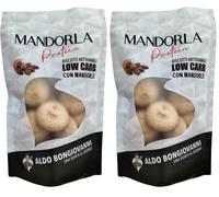 BONGIOVANNI FARINE E BONTA' NATURALI Biscotti Artigianali Low Carb alla Mandorla 125grms (Confezione da 2)