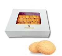 BONGIOVANNI FARINE E BONTA' NATURALI Chicche alla Mandorla, Senza Glutine, Biscotti con Mandorla senza Burro, Ideale per Colazione o Snack, Confezione da 1 kg