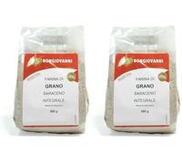BONGIOVANNI FARINE E BONTA' NATURALI Farina di Grano Saraceno Integrale BIO, Senza glutine - Formato da 500g (Confezione da 2)
