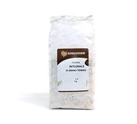 BONGIOVANNI FARINE E BONTA' NATURALI Farina Integrale di Grano Tenero (miscela crusca e farina) - 1 Kg
