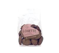 BONGIOVANNI FARINE E BONTA' NATURALI Losette Bisotti al Cioccolato Fondente e Nocciole, Dolce Senza Glutine per Merenda o Colazione, Confezione da 150Grammi