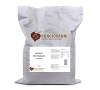 BONGIOVANNI FARINE E BONTA' NATURALI Mix Proteine BAKE - Preparato Professionale Low Carb & High Protein (34 g proteine / 46 g fibre) per Pizza, Pane, Focaccia e Dolci - Sacco 25 kg