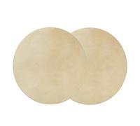 Bongo Drum Head, 2PCS Drum Head Accessorio per un Suono Chiaro e Coerente in Finta Pelle di Bufalo per Tamburi Bongo Africani (9,0 pollici)