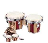 Bongo Drum, Professional Wooden Hand Drum, 6 and 7 Bongos for Kids, Adults, Beginners, Educational Percussion Instruments for Music Enthusiasts, 1 Piece