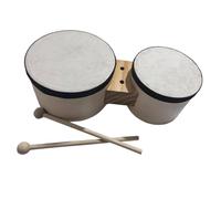 Bongo in legno da 5" e 6" Strumento a percussione in legno