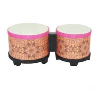 Bongo musicale illuminista per principianti e gruppi di percussioni, con vibrazione stabile e suono luminoso (texture arancione)