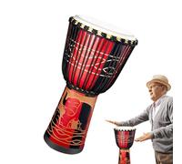 Bongo per bambini | Tamburo a mano multicolore intagliato a mano da 8 pollici - Strumento musicale Strumenti a percussione per spettacoli, attività, lezioni di musica