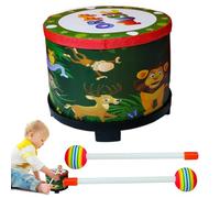 Bongo Set - Hand Drum | Child Rhythm Drum For Performances and Parties, Educational Musical Toy with Sound, Movement & Wood Stick For toddlerss and Preschoolers