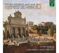 Boni: Divertimenti Per Camera Op. Ii, A Violino, Violone, Cimba... (Audio cd)
