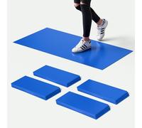 BONIKLUBA Tappetino Adesivo per Scarpe 45x90cm 120 Fogli Adesivi Tappeti per Pavimento Adesivi per la Costruzione Ospedaliera di Laboratorio Animali Domestici Blu